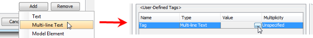 Add multi-line text