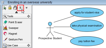 Click Always Show Reference, Sub Diagram, Model Transitor and Documentation Resource button