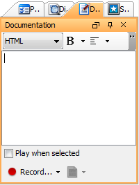 Documentation pane