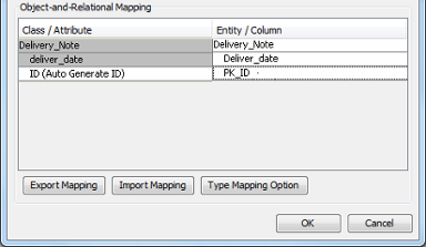 Default primary key column name