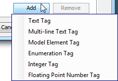 Adding a tag