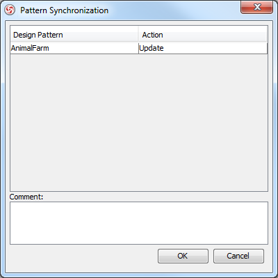 Update pattern