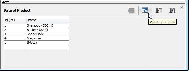 Validating records