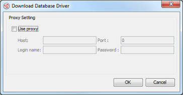 Download JDBC proxy setting