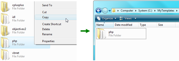 Copy folder