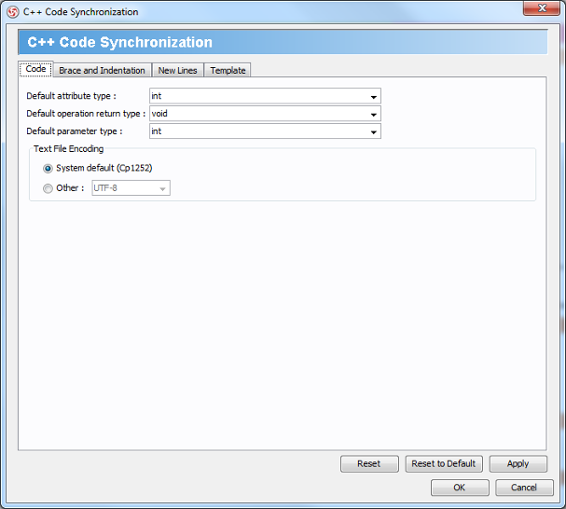 Code configuration