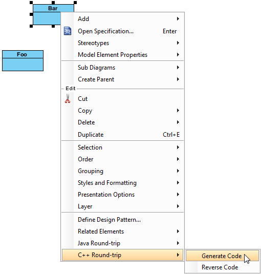 To generate code for classes