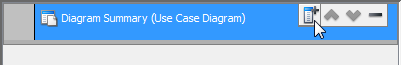 To add a property column in diagram summary