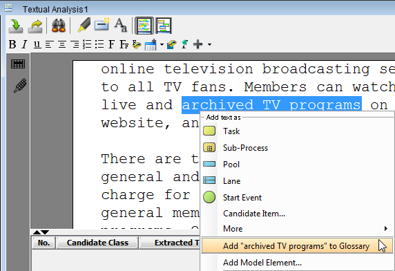Add "archived TV programs" to Glossary