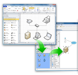 Import Visio diagram to Stencil
