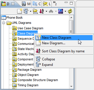 new class diagram