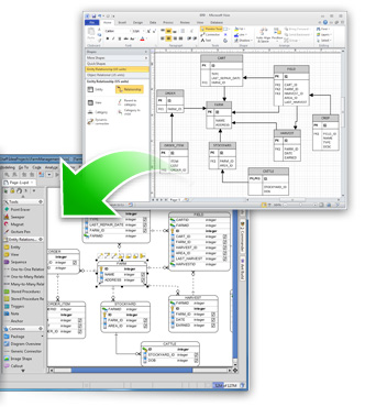 Import Visio ERD