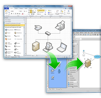 Import Visio diagram to Stencil