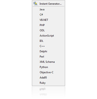 Instant code generation