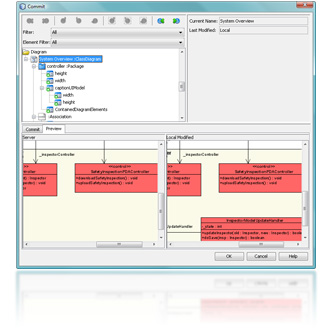 View and compare old revision with VP Teamwork server