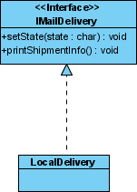 create local delivery class