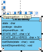 to create aggregated class