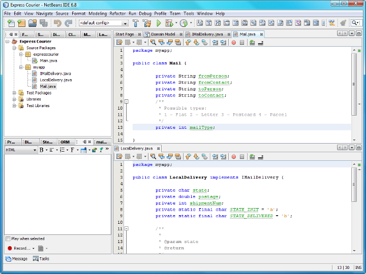 code generated