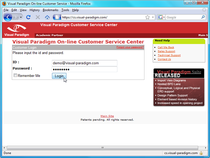 login cs