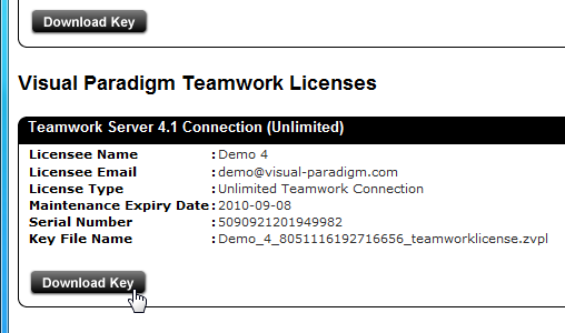 download vpts key