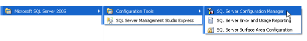open sql config manager