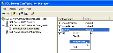 right click tcp ip properties