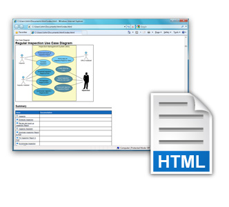 Generating HTML report