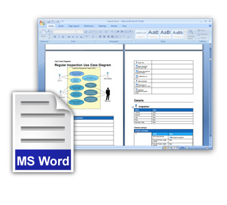 Generating MS Word 2007 report