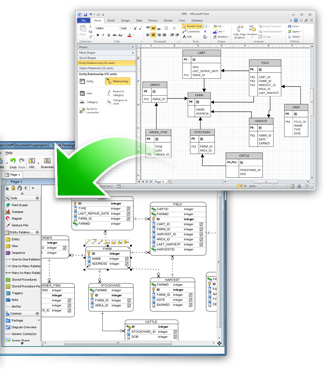Import Visio ERD