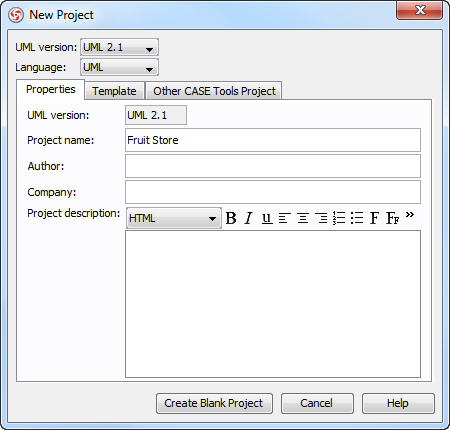 project name