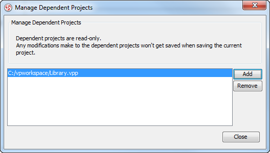 manage dep project