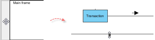 Expend the "Main frame" Swimlane size