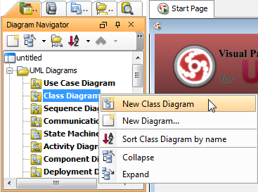 create class diagram