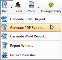generate PDF report