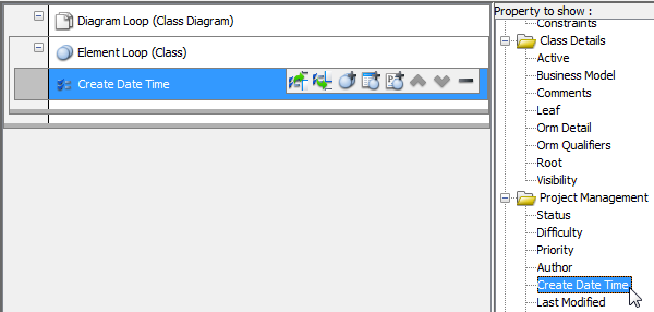 select created date time