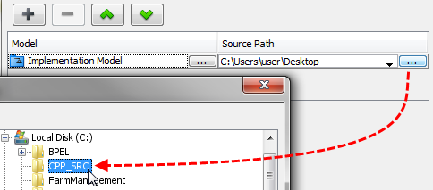 select src folder