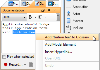 highlight term