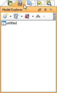 open model explorer