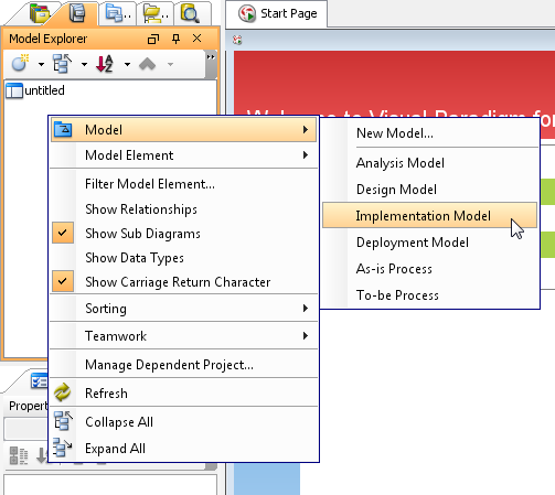 create impl model