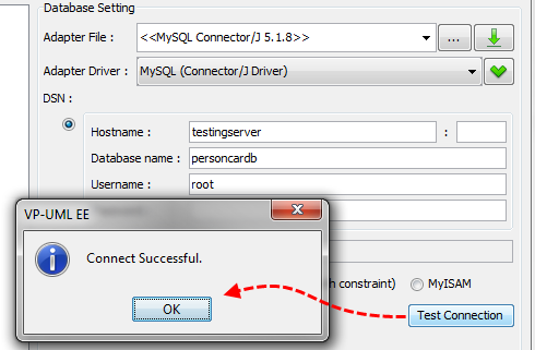 test connection