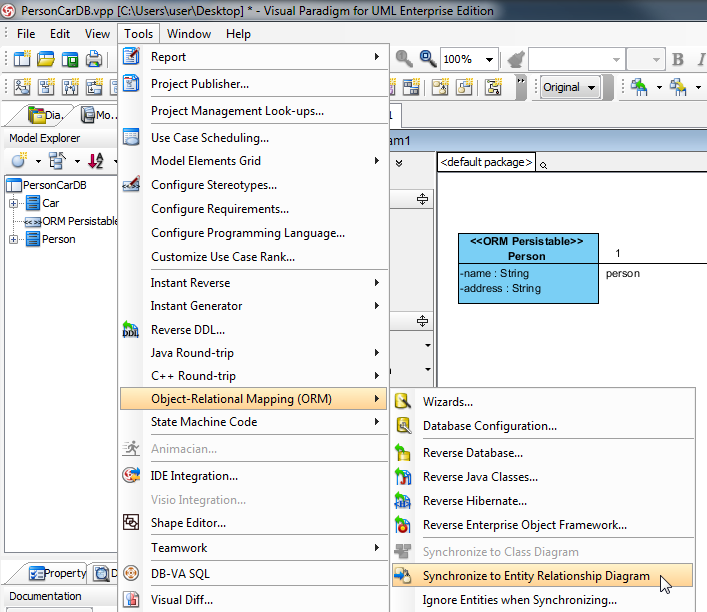 sync to erd