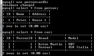 query db