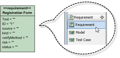 create requirement