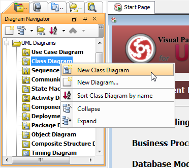 new class diagram
