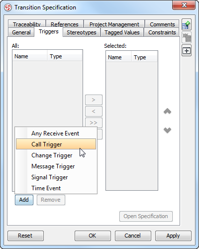 add trigger