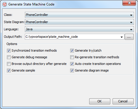 fill in output path