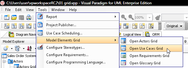 open use case grid