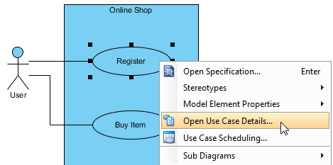 open use case details