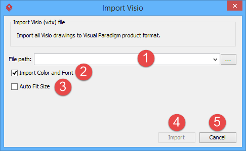 how to convert visio to visual paradigm