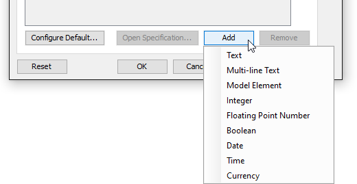 Add an option of value type